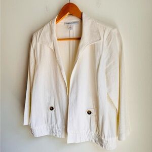 Caroline Wren Linen Jacket Small NWOT
